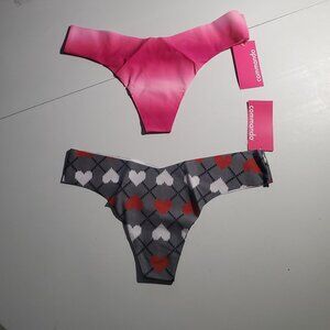 Commando set of 2 M/L thongs NWT